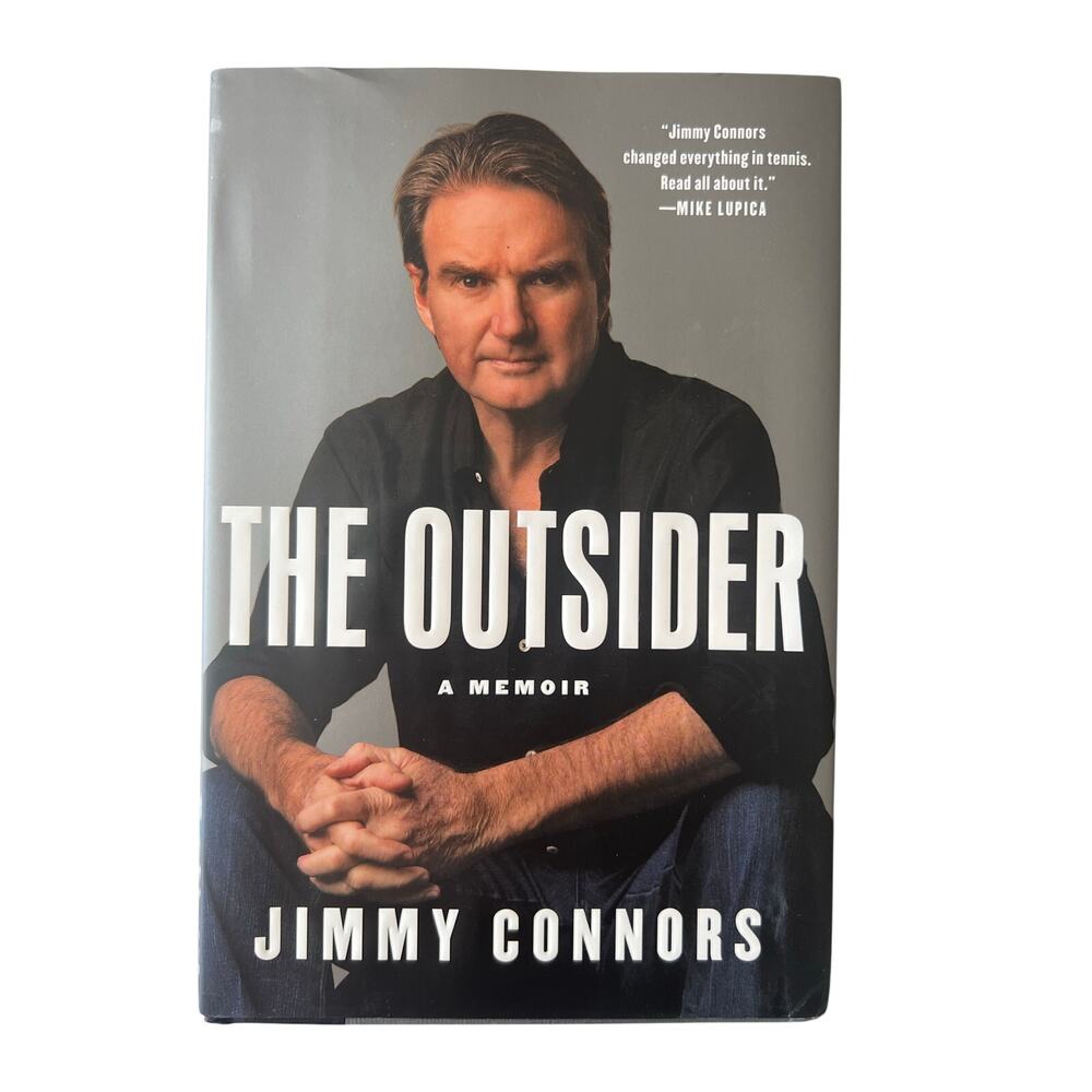 Jimmy Connors The Outsider SIGNED Autographed Personalized HB DJ Tennis 2013